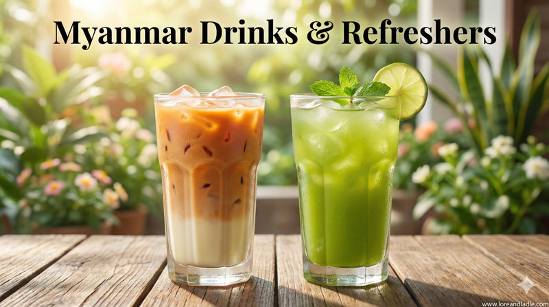 Easy Myanmar Party Platters With Drinks & Refreshers