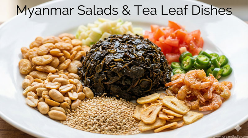 Myanmar Grilled Salads & Tea Leaf Dishes for Backyard Feasts