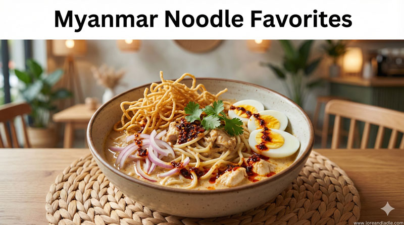 Myanmar Noodle Favorites: Beginner-Friendly Shopping List