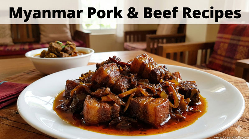 Myanmar Pork & Beef Platters: Easy Party Platter Ideas