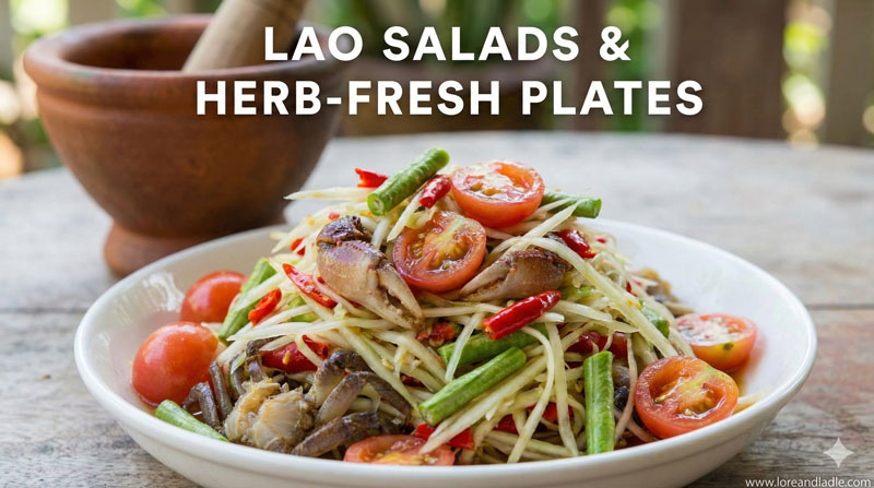 Warm Lao Salads & Herb-Fresh Plates for Fall Evenings