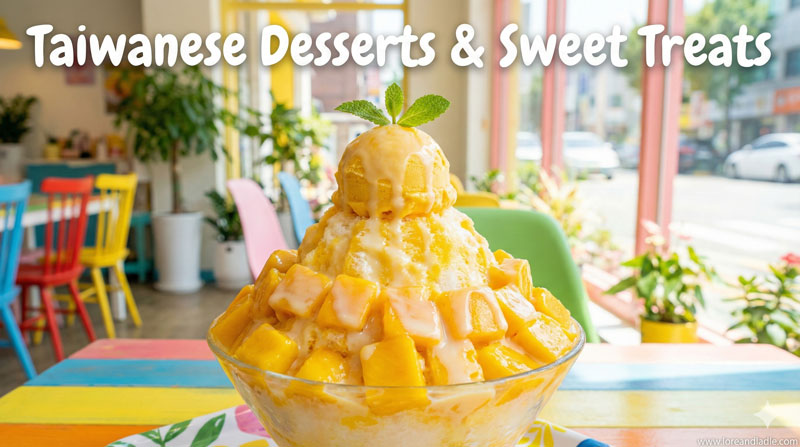 Taiwanese Desserts & Sweet Treats Recipes for Home Feasts