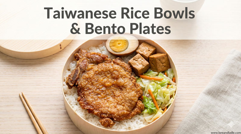 Taiwanese Rice Bowls & Bento: New Home Cooks in the U.S.